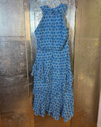 Saloni Blue Geometric Garment Size UK 10 (US 6) — 02 back