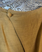Reiss Olive Silk Garment Size 12 — 05 detail 3