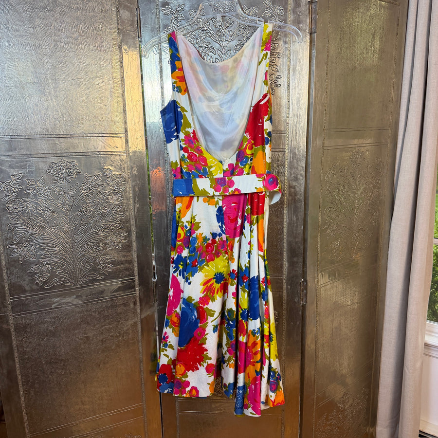 Multicolor Floral Dress — 01 front