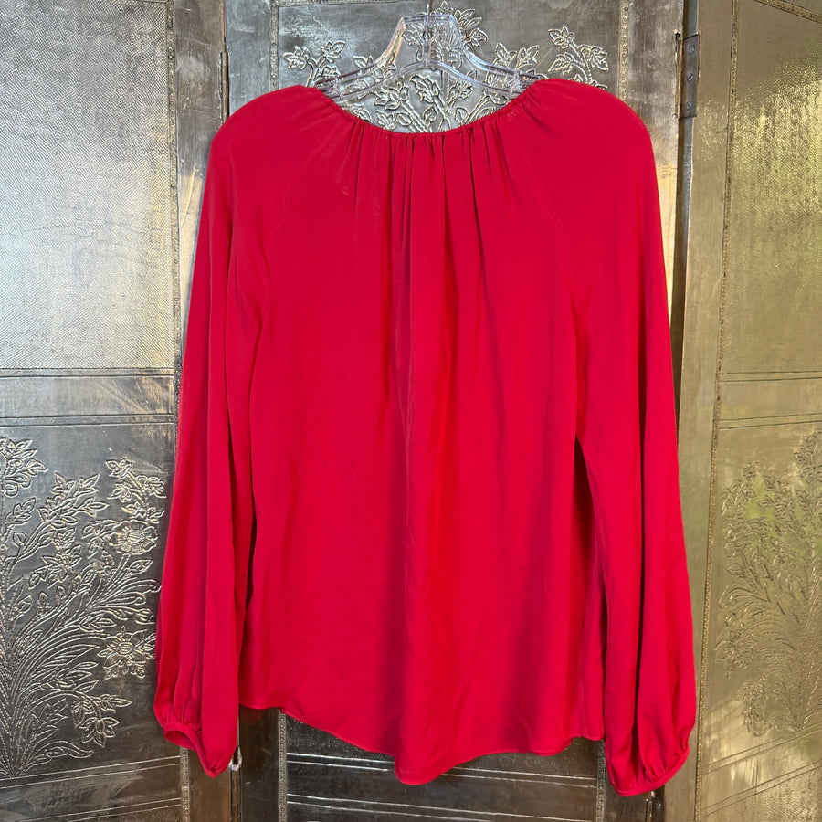 Diane von Furstenberg Red Blouse Size S — 01 front