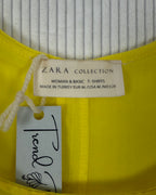 Zara Collection Yellow Lace Dress Size EUR M (USA M, MEX 28) — 03 tag