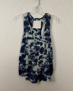 MOTHER Blue Racerback Tie-Dye Sleeveless Dress — 01 front
