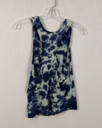 MOTHER Blue Racerback Tie-Dye Sleeveless Dress — 02 back