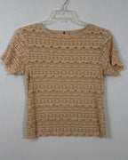 Free People FP One Angelina Lace Tee — 01 front