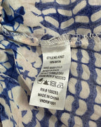 Surf Gypsy Blue White Tassel Top Size M — 06 tag 2