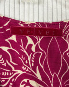 Velvet Pink Patterned Dress Size S — 03 detail