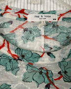 rag & bone Green Floral-Print Tee — 04 detail 2