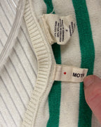 MOTH Green Stripe Top — 04 tag
