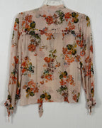 Zara Woman Floral Blouse Size EUR L (MEX 30) — 02 back