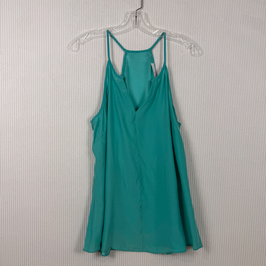 Alice + Trixie Teal Dress — 01 front