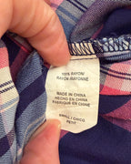 Rails Britt Plaid Sleeveless Button-Down Shirt Size S (Small) — 04 tag 2