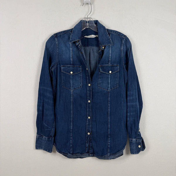Golden Goose Deluxe Brand Denim Shirt — 01 front