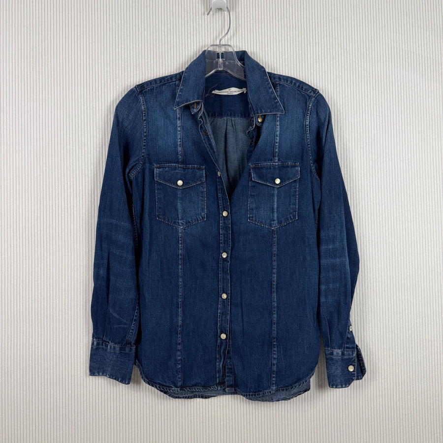 Golden Goose Deluxe Brand Denim Shirt — 01 front