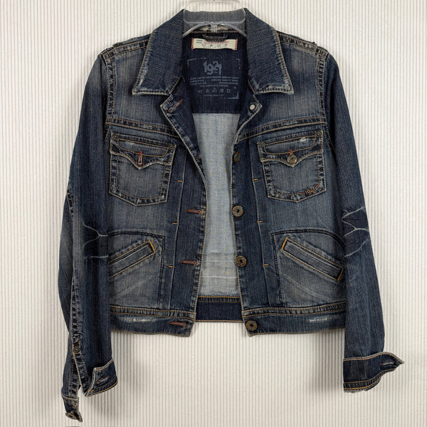 Western Glove Works Dark Denim Jacket Size S — 01 front