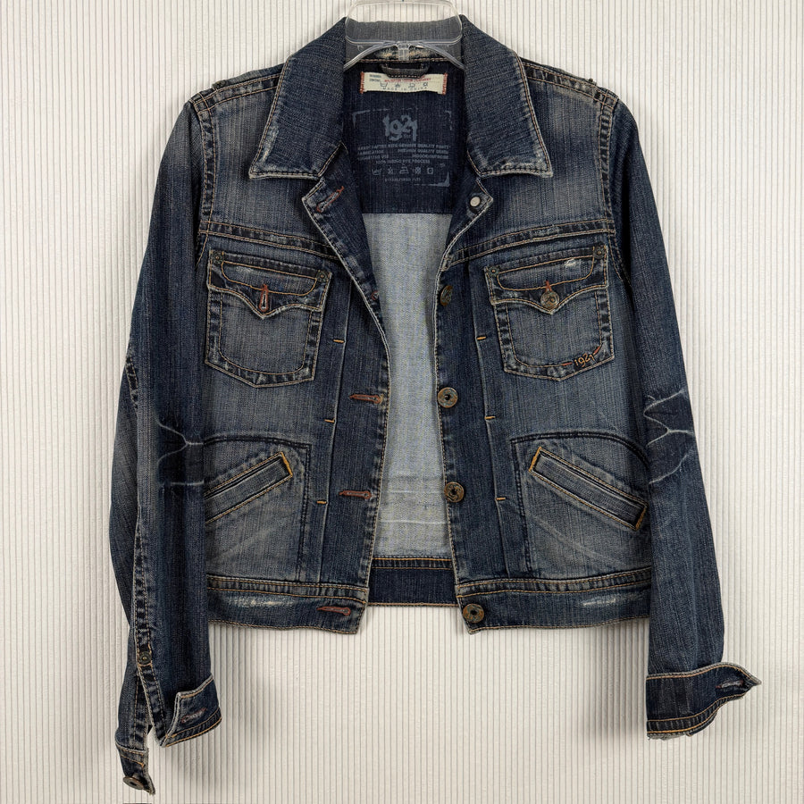 Western Glove Works Dark Denim Jacket Size S — 01 front