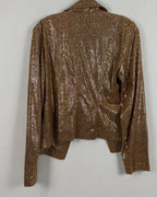 Insight New York Brown Leather Jacket Size 6 — 02 back