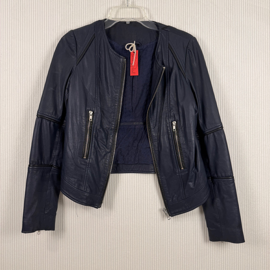 Kookai Navy Jacket Size 38 — 01 front