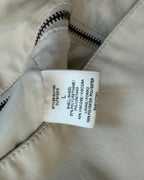 Beige Faux-Leather Moto Jacket Size L — 03 tag