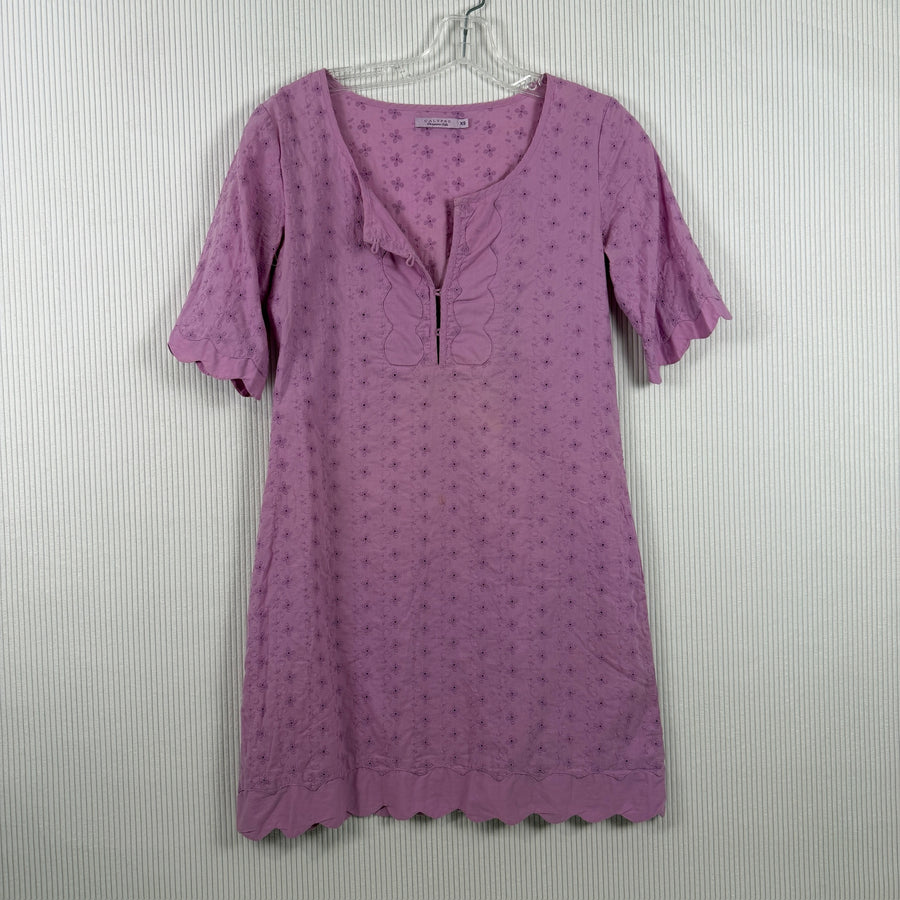 Calypso Christiane Celle Purple Lace Dress Size XS — 01 front