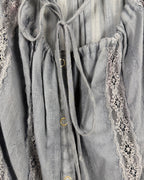 Blue Ruched Dress — 04 detail 2