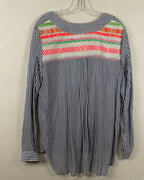 Vilagallo Gray Striped Tunic — 02 back