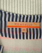 Vilagallo Gray Striped Tunic — 03 detail