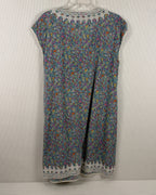 Calypso St. Barth Blue Floral Cover-Up Dress — 02 back