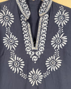 J.Jill Embroidered Knit Tunic — 03 detail