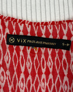 ViX Paula Hermanny Red Blue Print Dress — 05 tag