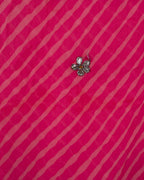 EAST Pink Striped Embellished Blouse Size 10 — 04 detail 2