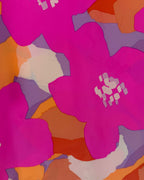 Alice + Trixie Pink Orange Floral Dress — 03 detail