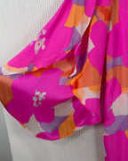 Alice + Trixie Pink Orange Floral Dress — 04 detail 2