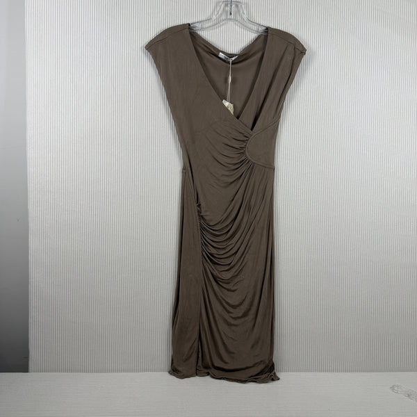 Fly Tribe Taupe Maxi Dress Size S — 01 front