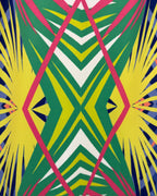 Alice + Trixie Claire Techno Palm Print Scuba Dress — 03 detail
