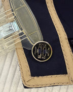 Tory Burch Navy Contrast-Trim Skirt — 03 tag