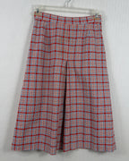 Plaid Midi Skirt — 02 back