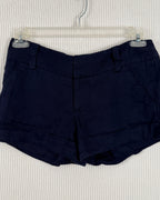 Alice + Olivia Navy Shorts 2 — 01 front
