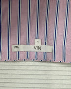 NIA Pink Striped Skirt Size L — 03 tag