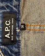 A.P.C. Denim Shorts Size 36 — 04 tag 2