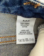 A.P.C. Denim Shorts Size 36 — 05 tag 3