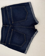 Abercrombie & Fitch High-Rise Denim Shorts Size 30 (10) — 02 back