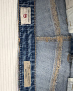 Adriano Goldschmied for Calypso Distressed Denim Shorts — 02 tag