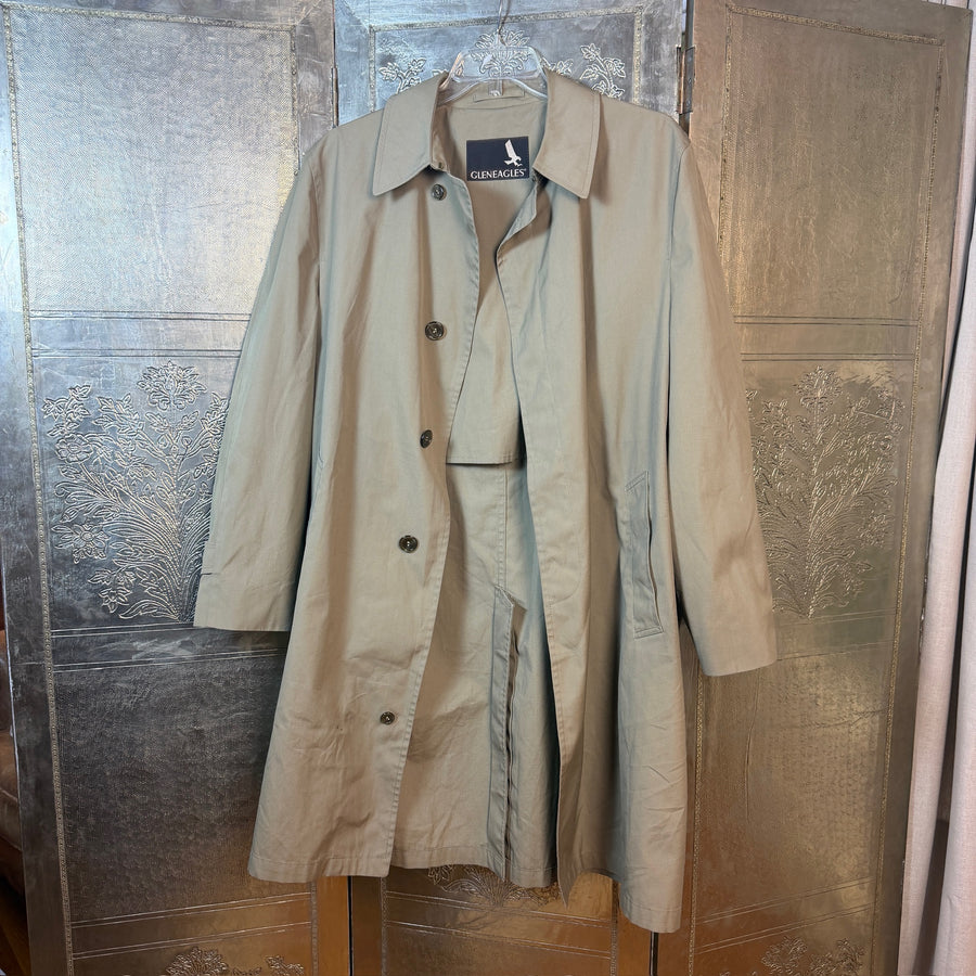 Modern Classics Gleneagles Beige Trench Coat Size 44R — 01 front