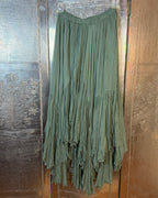 Sage Fringe Skirt Size 10 — 01 front