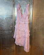 Tularosa Pink Novelty Print Dress Size M — 01 front