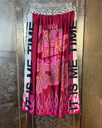 Me369 Hailey Fire Printed Skirt Size XXS — 02 back