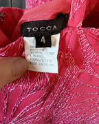 Tocca Pink Maxi Dress Size 4 — 04 tag