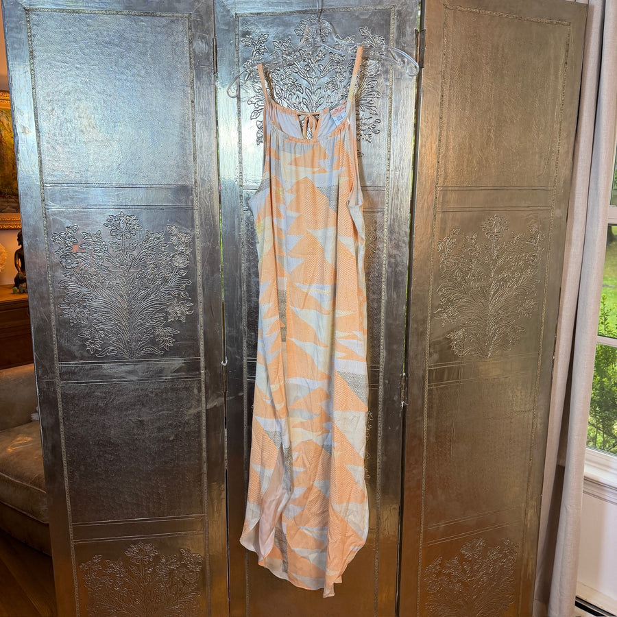 Mara Hoffman Loom Peach Maxi Dress Size M — 01 front