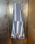 Reiss Imogen Stripe Maxi Dress Size M — 01 front
