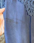 Warehouse Blue Lace Dress Size UK 12 (FR 40, D 38) — 03 detail